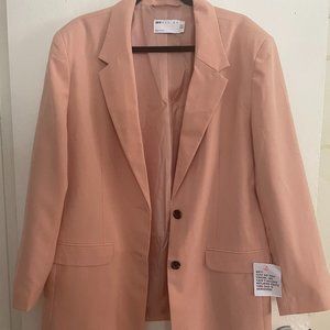 ASOS  Boyfriend blazer in blush Size 12 - New